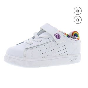 Girls White K-Swiss Shoes